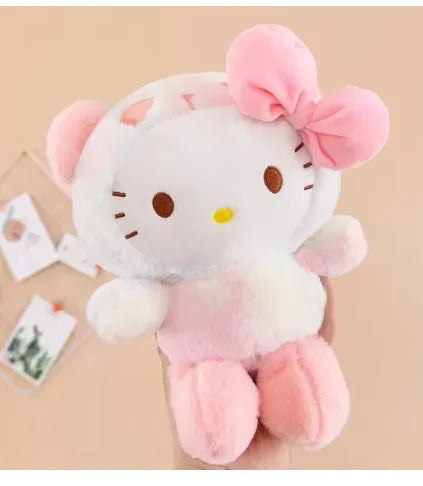 Sanrio 25cm Plush Stuffed Doll - Kawaii Kuromi My Melody Cinnamoroll Soft Animal Plushie Pillow - Birthday & Holiday Gift