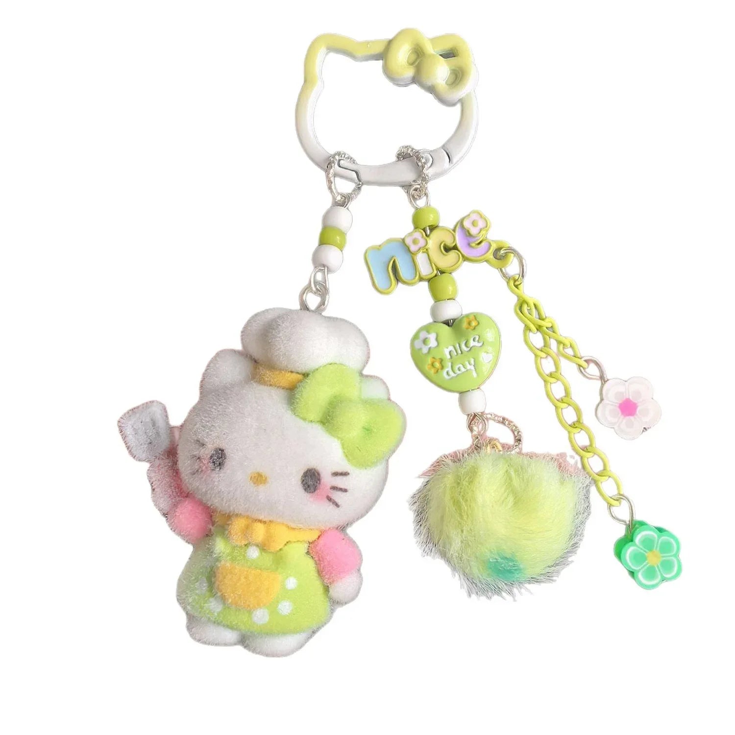 Hello Kitty Miu Series Plush Phone Charm – Kawaii Bag Pendant & Keychain Accessory | DIY Fashion Gift