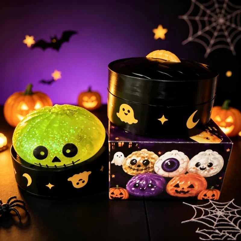 Halloween Dumpling Squishy Blind Box - 8.5cm Slow Rise Maltose Squeeze Toy - Anxiety Relief Surprise Gift