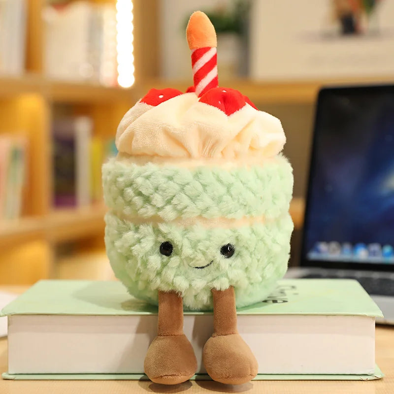 Kawaii Cake & Dessert Plush Pillow 🍰🍪🎀