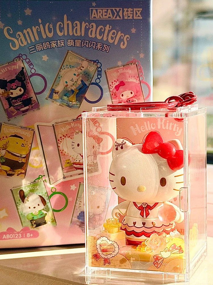 Sanrio Characters Blind Box Keychain - Hello Kitty, Kuromi & My Melody Collectible Bag Pendant - Kawaii Gift for Girls