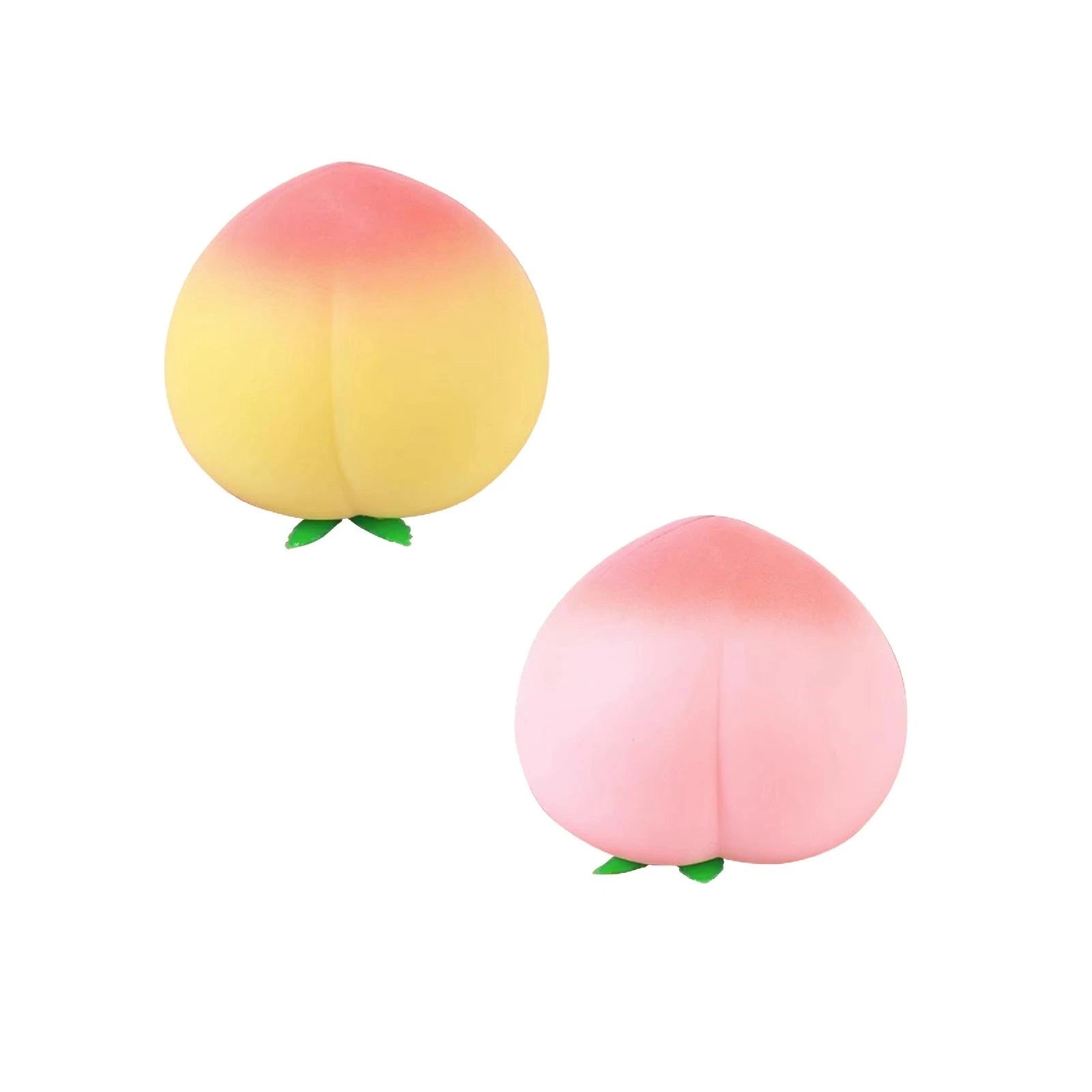 Fidget Toy Cartoon Peach PU Squishy Slow Rising Anti Stress Decompression Kawaii Kids Squishies Toys Gift