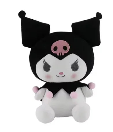 Sanrio 25cm Plush Stuffed Doll - Kawaii Kuromi My Melody Cinnamoroll Soft Animal Plushie Pillow - Birthday & Holiday Gift
