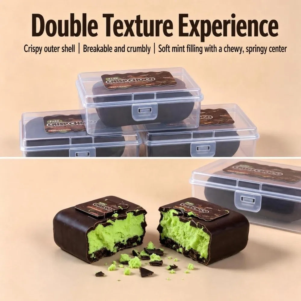 Chocolate Wax Cracking Squeeze Toy Cat Paw Donut Crunchy Sound Ball Crispy Feel Crackable Texture Sensory Squeeze Toy