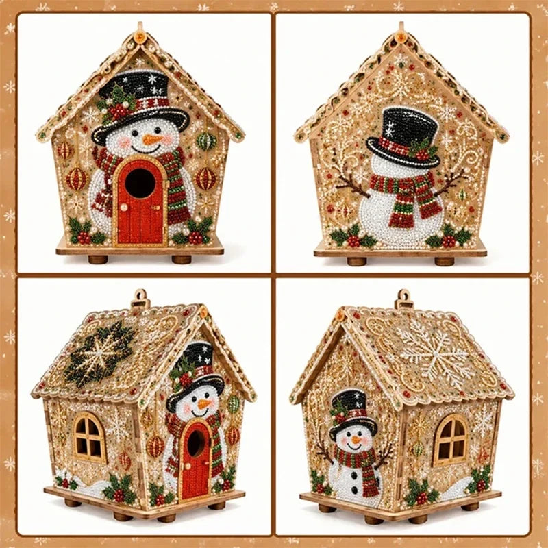 🎄 DIY Christmas Pearl Art Craft Kit 🎀 | Festive Cottage-Style Decor ✨