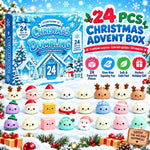 💙 Christmas Dumpling Squishy Advent Calendar 🎄 | Blue Winter Box 🎁✨