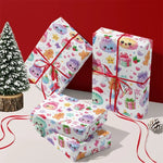 🎄 Kawaii Christmas Gift Wrapping Paper 🎁 | Pastel Dumpling Roll 🎀✨