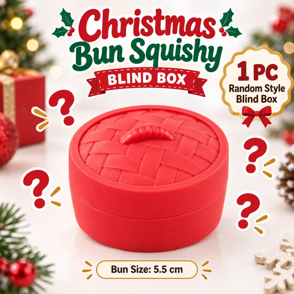 🎄 Christmas Dumpling Squishy Blind Box 🥟 | Festive Mystery Surprise 🎁✨